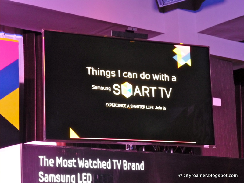 Samsung SMART TV on display