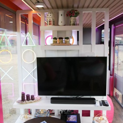 Play area inside the Cloud Campus Jeepney