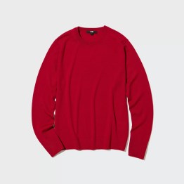 Men’s Extra Fine Merino Crew Neck Long Sleeve Sweater