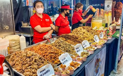 Food at the Greenhills Night Market Food at the Greenhills Night Market