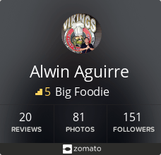 view my food journey on zomato!