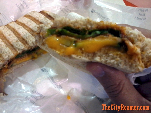 Check out the oozing cheese! at The Sandwich Guy - SM The Block