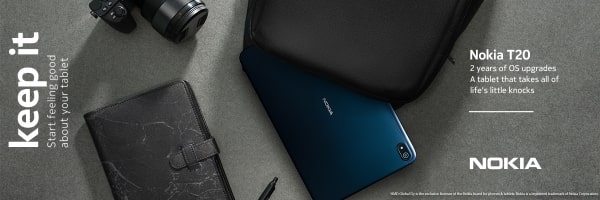 Nokia T20 Tablet has 2 years OS updates