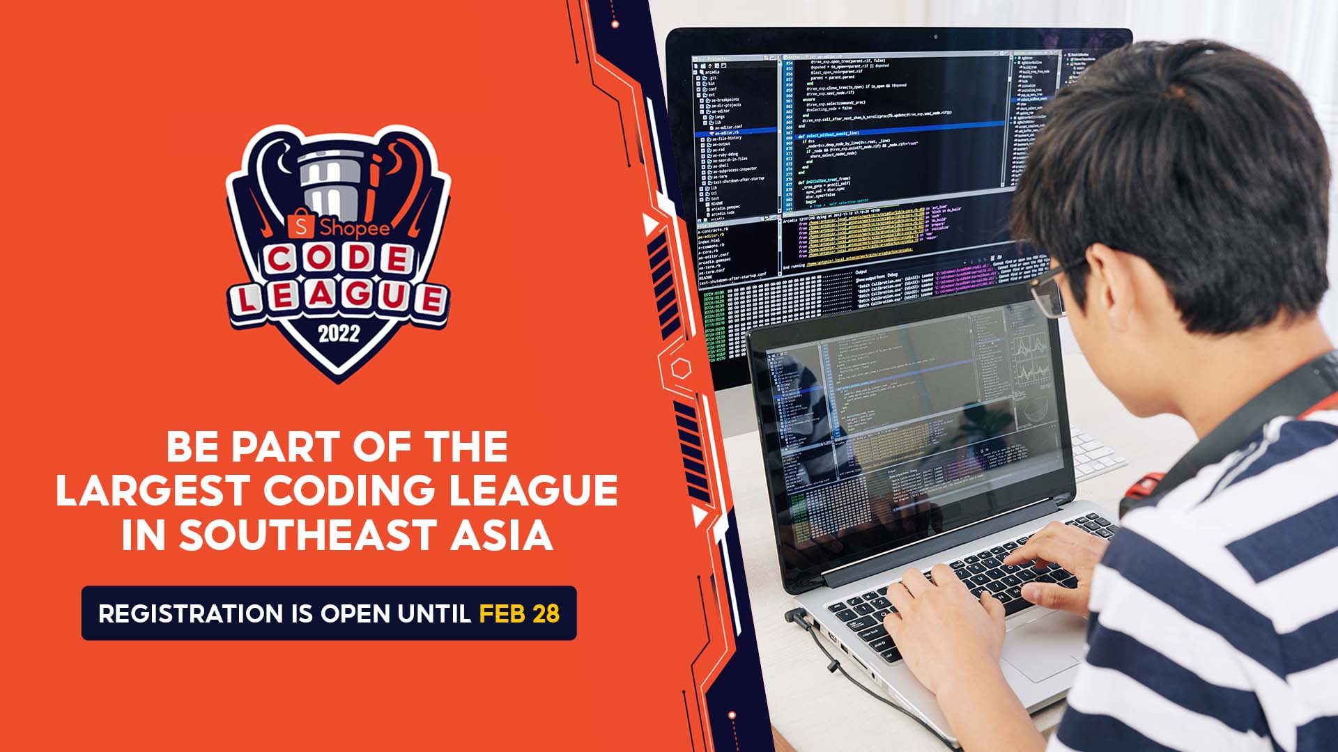 Be part of Shopee Code League 2022 - the largest coding league in Southeast Asia