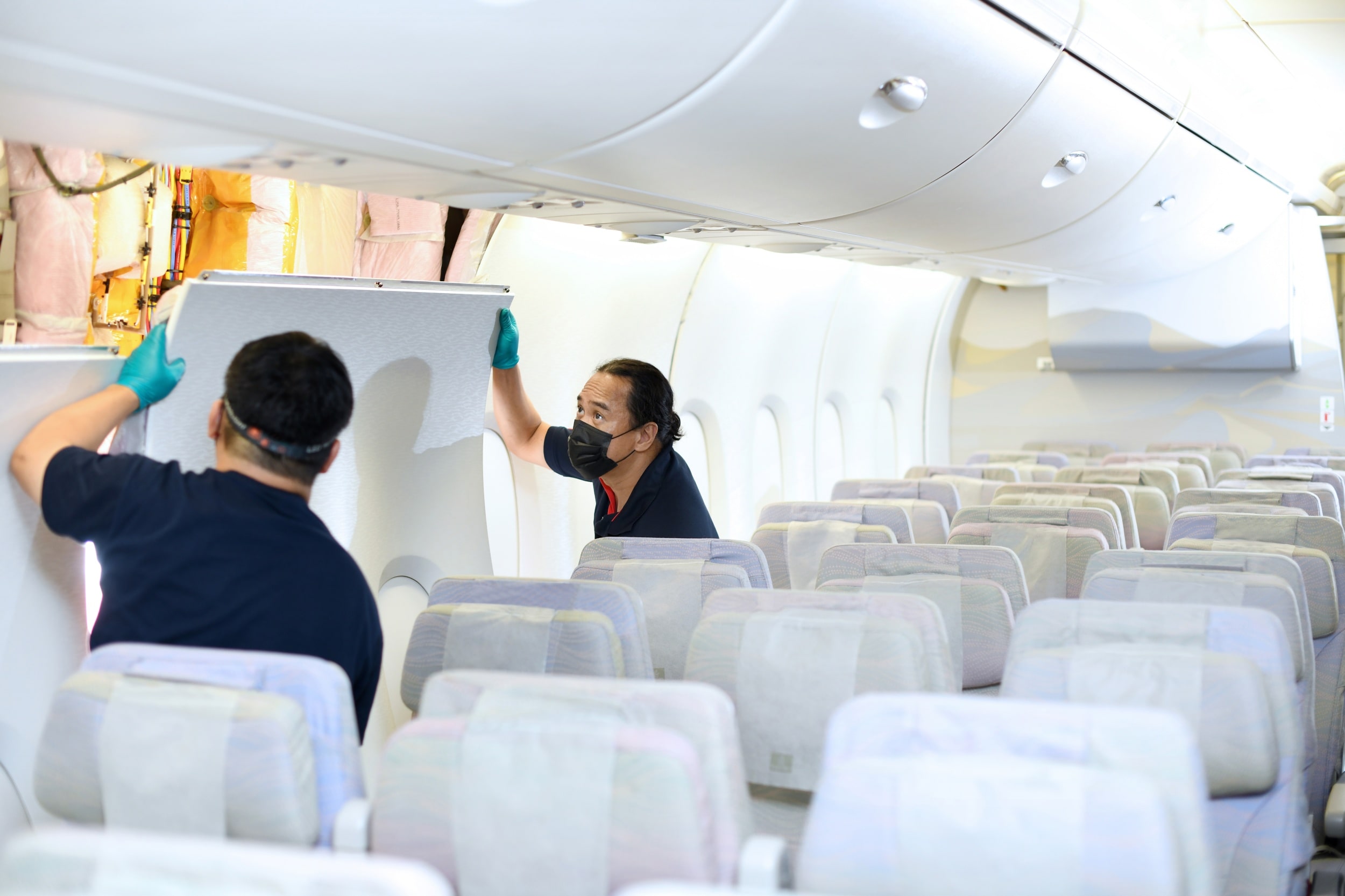 Emirates retrofit project involves upgrade of the cabin interior panels