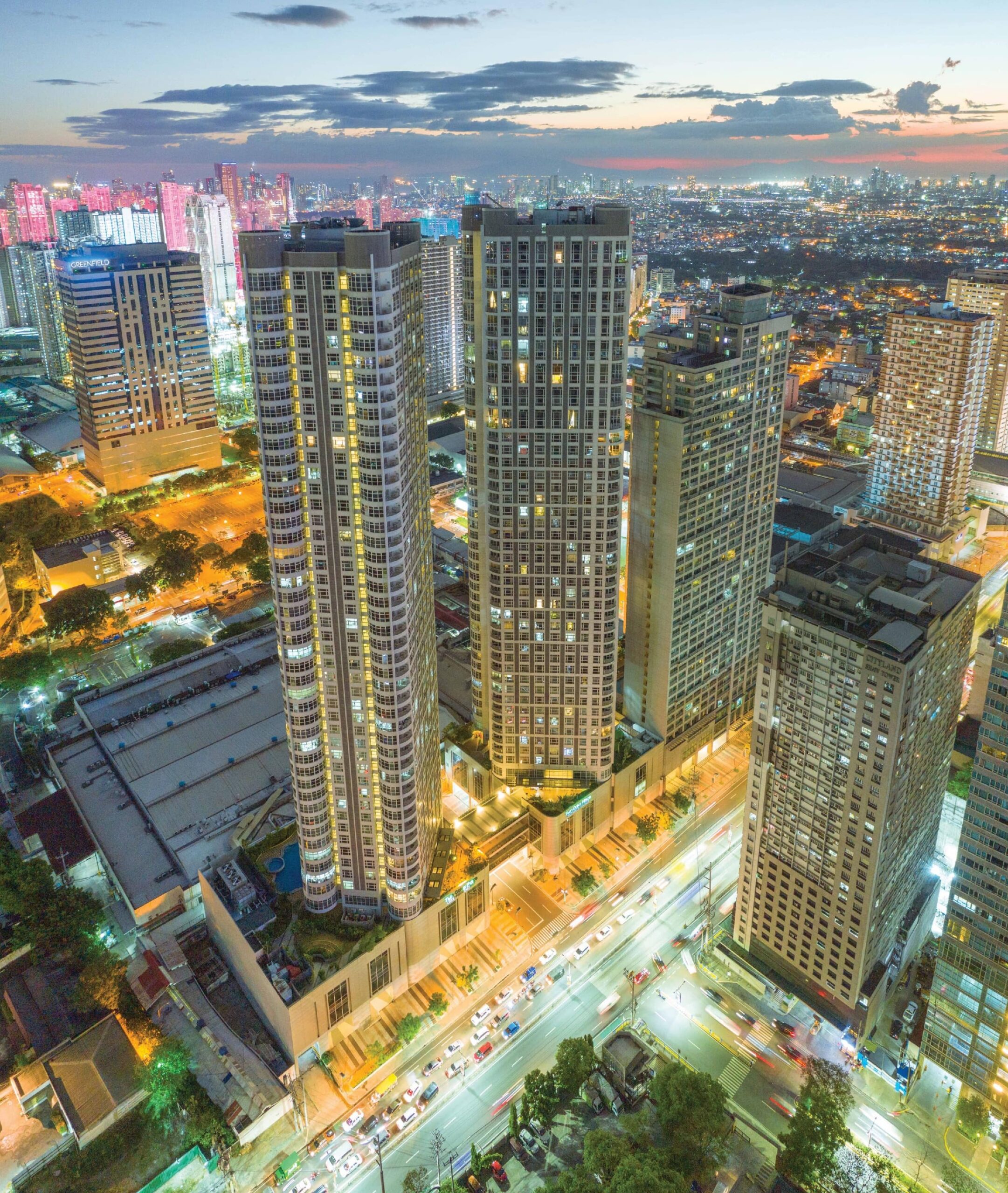 Top view of Greenfield District