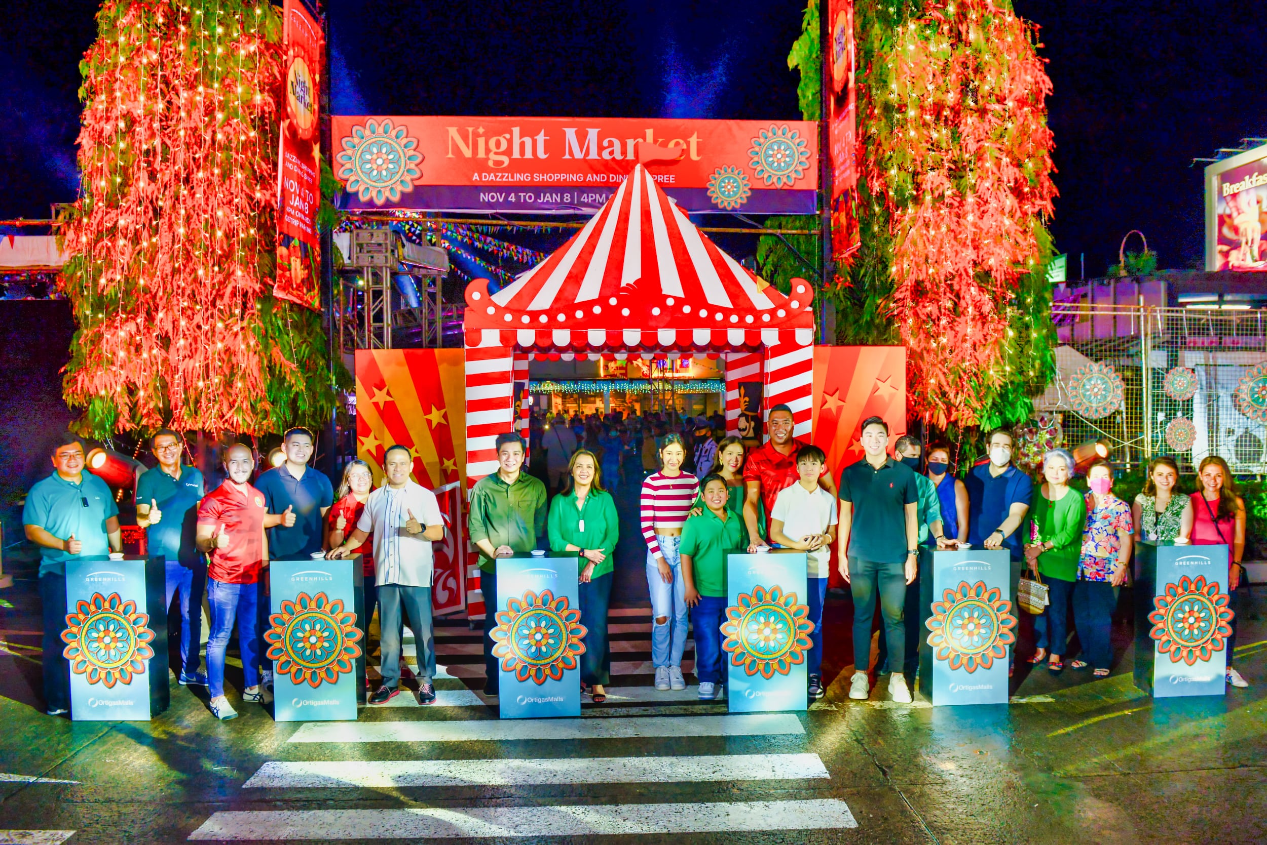 Ortigas Malls kicked off the 2022 Greenhills Night Market