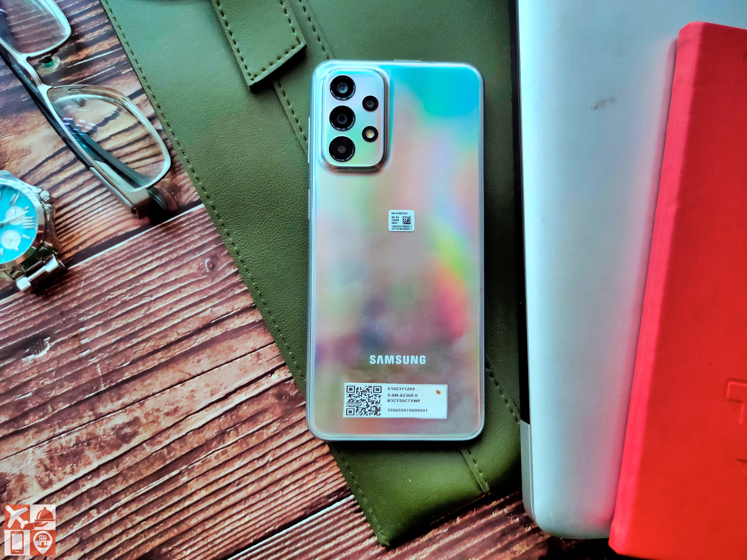 The back of Samsung Galaxy A23 5G